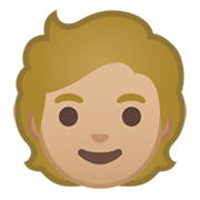 🧑🏼 Emoji Persona Adulta: Tono De Piel Claro Medio en Google Android 10.0 March 2020 Feature Drop.