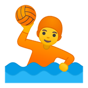 Emoji 🤽 Persona Che Gioca A Pallanuoto su Google Android 10.0 March 2020 Feature Drop.