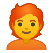 🧑‍🦰 Emoji Persona: pelo rojo en Google Android 10.0 March 2020 Feature Drop.