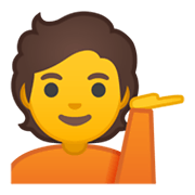 💁 Emoji Pessoa Com A Palma Virada Para Cima na Google Android 10.0 March 2020 Feature Drop.