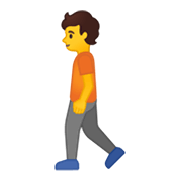 🚶 Emoji Pessoa Andando na Google Android 10.0 March 2020 Feature Drop.