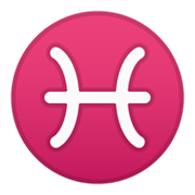 Emoji ♓ Segno Zodiacale Dei Pesci su Google Android 10.0 March 2020 Feature Drop.