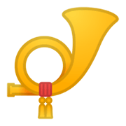 Emoji 📯 Corno Postale su Google Android 10.0 March 2020 Feature Drop.