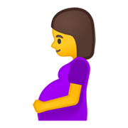 Emoji 🤰 Donna Incinta su Google Android 10.0 March 2020 Feature Drop.