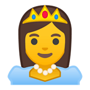 Émoji 👸 Princesse sur Google Android 10.0 March 2020 Feature Drop.