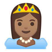 👸🏽 Emoji Princesa: Pele Morena na Google Android 10.0 March 2020 Feature Drop.
