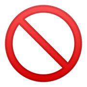Émoji 🚫 Symbole D’interdiction sur Google Android 10.0 March 2020 Feature Drop.