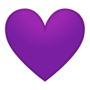 Émoji 💜 Cœur Violet sur Google Android 10.0 March 2020 Feature Drop.