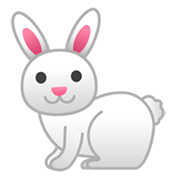 Émoji 🐇 Lapin sur Google Android 10.0 March 2020 Feature Drop.
