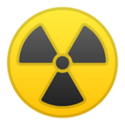 Emoji ☢️ Simbolo Della Radioattività su Google Android 10.0 March 2020 Feature Drop.