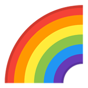Emoji 🌈 Arcobaleno su Google Android 10.0 March 2020 Feature Drop.