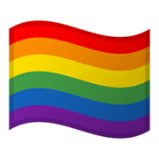 Emoji 🏳️‍🌈 Bandiera Arcobaleno su Google Android 10.0 March 2020 Feature Drop.