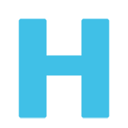 🇭 Emoji Indicador regional símbolo letra H en Google Android 10.0 March 2020 Feature Drop.