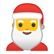 Émoji 🎅 Père Noël sur Google Android 10.0 March 2020 Feature Drop.