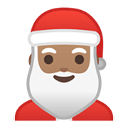 🎅🏽 Emoji Weihnachtsmann: mittlere Hautfarbe Google Android 10.0 March 2020 Feature Drop.