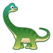 Émoji 🦕 Sauropode sur Google Android 10.0 March 2020 Feature Drop.