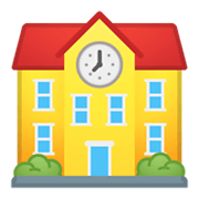 Emoji 🏫 Scuola su Google Android 10.0 March 2020 Feature Drop.
