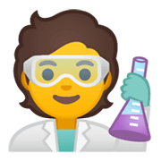 Emoji 🧑‍🔬 Persona Che Lavora In Campo Scientifico su Google Android 10.0 March 2020 Feature Drop.