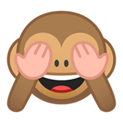 🙈 Emoji sich die Augen zuhaltendes Affengesicht Google Android 10.0 March 2020 Feature Drop.