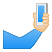 Emoji 🤳🏻 Selfie: Carnagione Chiara su Google Android 10.0 March 2020 Feature Drop.