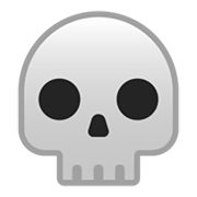 Émoji 💀 Crâne sur Google Android 10.0 March 2020 Feature Drop.