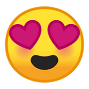 😍 Emoji Rosto Sorridente Com Olhos De Coração na Google Android 10.0 March 2020 Feature Drop.