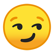 Emoji 😏 Faccina Con Sorrisetto su Google Android 10.0 March 2020 Feature Drop.