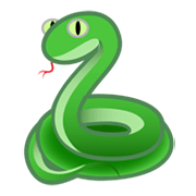 Émoji 🐍 Serpent sur Google Android 10.0 March 2020 Feature Drop.
