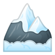 Émoji 🏔️ Montagne Enneigée sur Google Android 10.0 March 2020 Feature Drop.