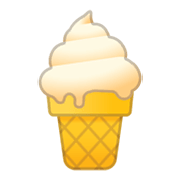 Émoji 🍦 Glace Italienne sur Google Android 10.0 March 2020 Feature Drop.