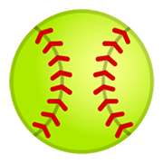Émoji 🥎 Softball sur Google Android 10.0 March 2020 Feature Drop.