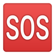 Emoji 🆘 Pulsante SOS su Google Android 10.0 March 2020 Feature Drop.