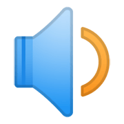 🔉 Emoji Lautsprecher mit mittlerer Lautstärke Google Android 10.0 March 2020 Feature Drop.