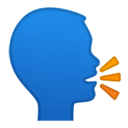 Emoji 🗣️ Persona Che Parla su Google Android 10.0 March 2020 Feature Drop.