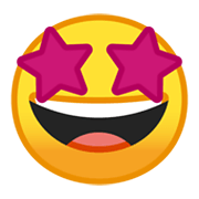 🤩 Emoji Rosto Com Olhar Maravilhado na Google Android 10.0 March 2020 Feature Drop.