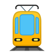 Emoji 🚊 Tram su Google Android 10.0 March 2020 Feature Drop.