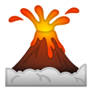 Émoji 🌋 Volcan sur Google Android 10.0 March 2020 Feature Drop.