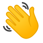 👋 Emoji Mão Acenando na Google Android 10.0 March 2020 Feature Drop.