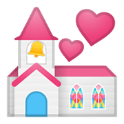 💒 Emoji Iglesia Celebrando Boda en Google Android 10.0 March 2020 Feature Drop.