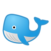 Émoji 🐋 Baleine sur Google Android 10.0 March 2020 Feature Drop.