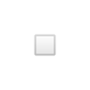 ▫️ Emoji Quadrado Branco Pequeno na Google Android 10.0 March 2020 Feature Drop.