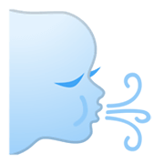 Emoji 🌬️ Vento su Google Android 10.0 March 2020 Feature Drop.