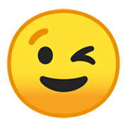 Emoji 😉 Faccina Che Fa L’occhiolino su Google Android 10.0 March 2020 Feature Drop.