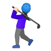 🏌🏻‍♀️ Emoji Mujer Jugando Al Golf: Tono De Piel Claro en Google Android 10.0 March 2020 Feature Drop.