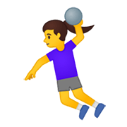 Émoji 🤾‍♀️ Handballeuse sur Google Android 10.0 March 2020 Feature Drop.