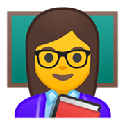 👩‍🏫 Emoji Professora na Google Android 10.0 March 2020 Feature Drop.