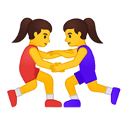 🤼‍♀️ Emoji Mulheres Lutando na Google Android 10.0 March 2020 Feature Drop.