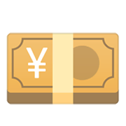 Emoji 💴 Banconota Yen su Google Android 10.0 March 2020 Feature Drop.