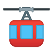 Émoji 🚡 Tramway Aérien sur Google Android 10.0.