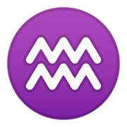 Émoji ♒ Verseau sur Google Android 10.0.